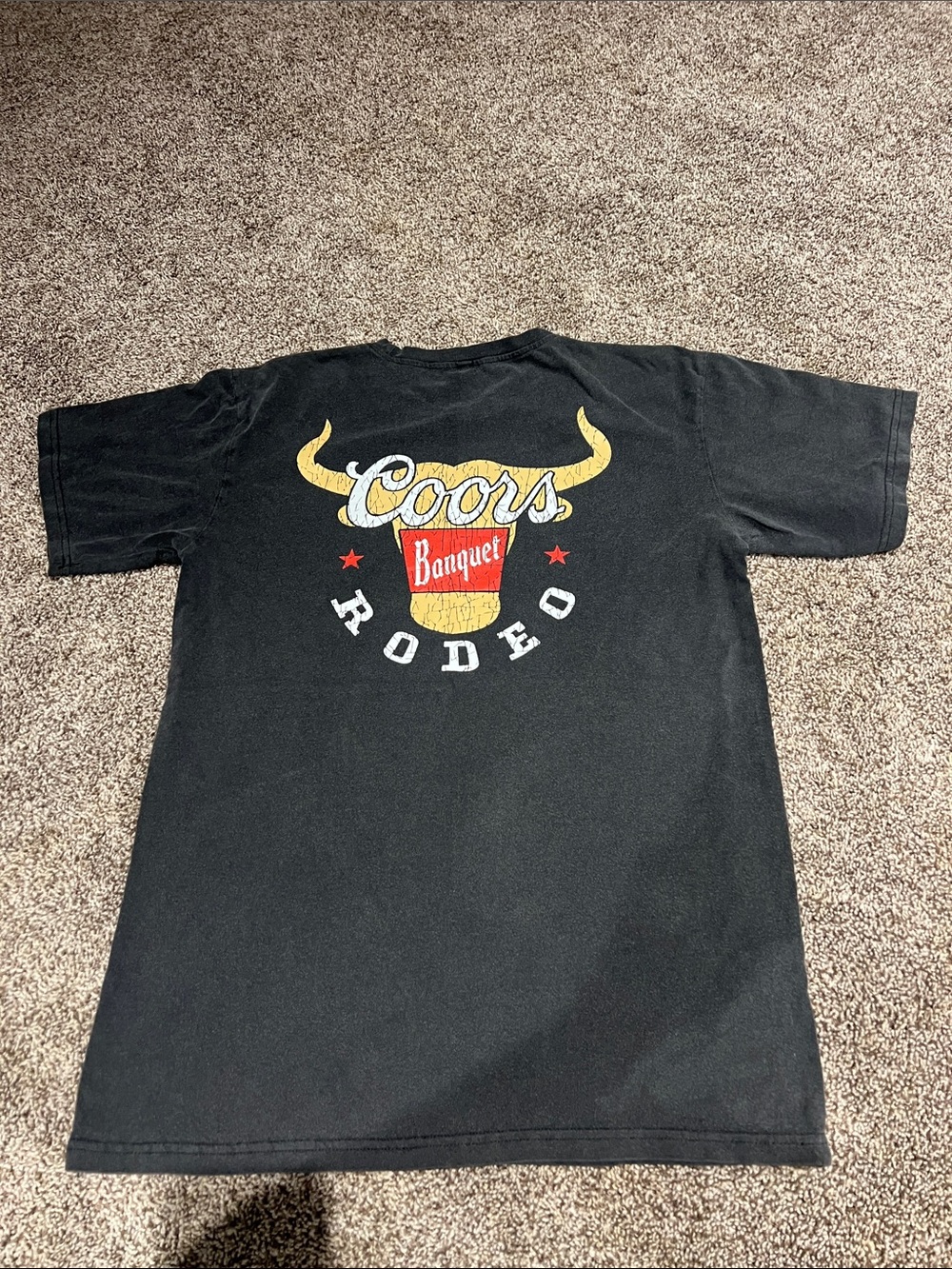 Coors Banquet Rodeo Graphic T-Shirt - Black